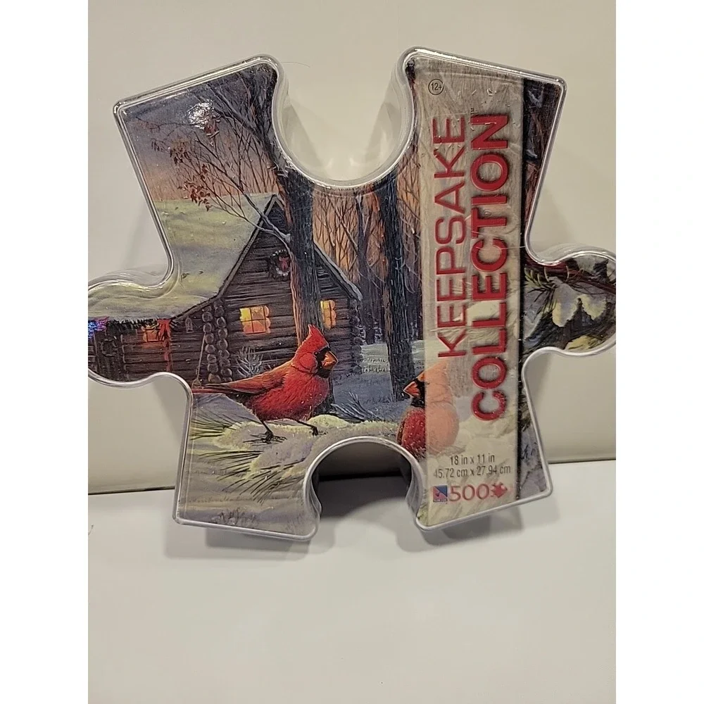 Cardinal Jigsaw Puzzle - Keepsake Collection - 500 pieces